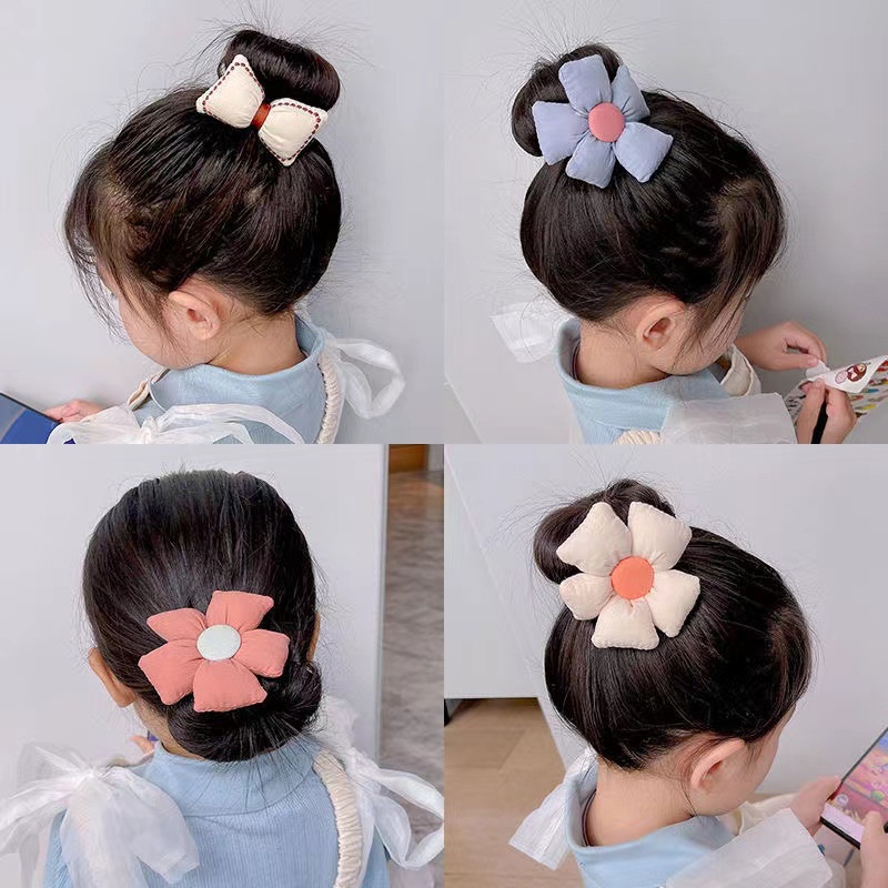 Dây buộc tóc , phụ kiện tạo kiểu tóc hình hoa dễ thương