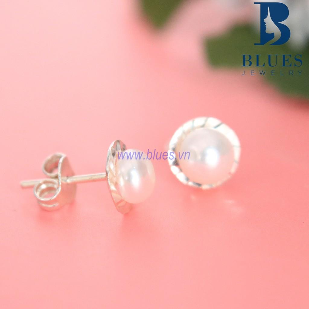 Bông Tai Bạc Nữ Lucky Pearl