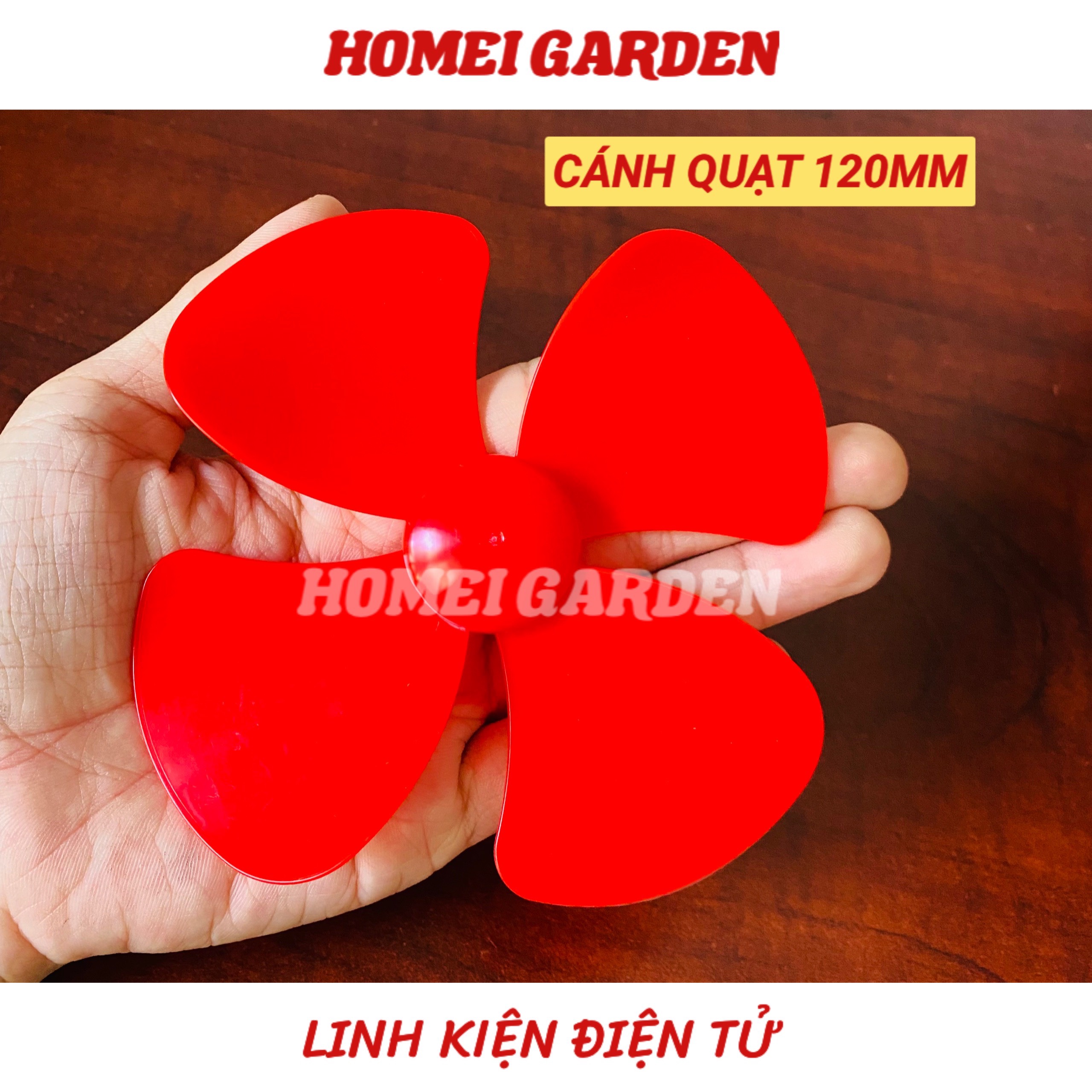 Cánh quạt mini bằng nhựa đường kính 120mm trục 2mm bền đẹp mới 100% - HM0120