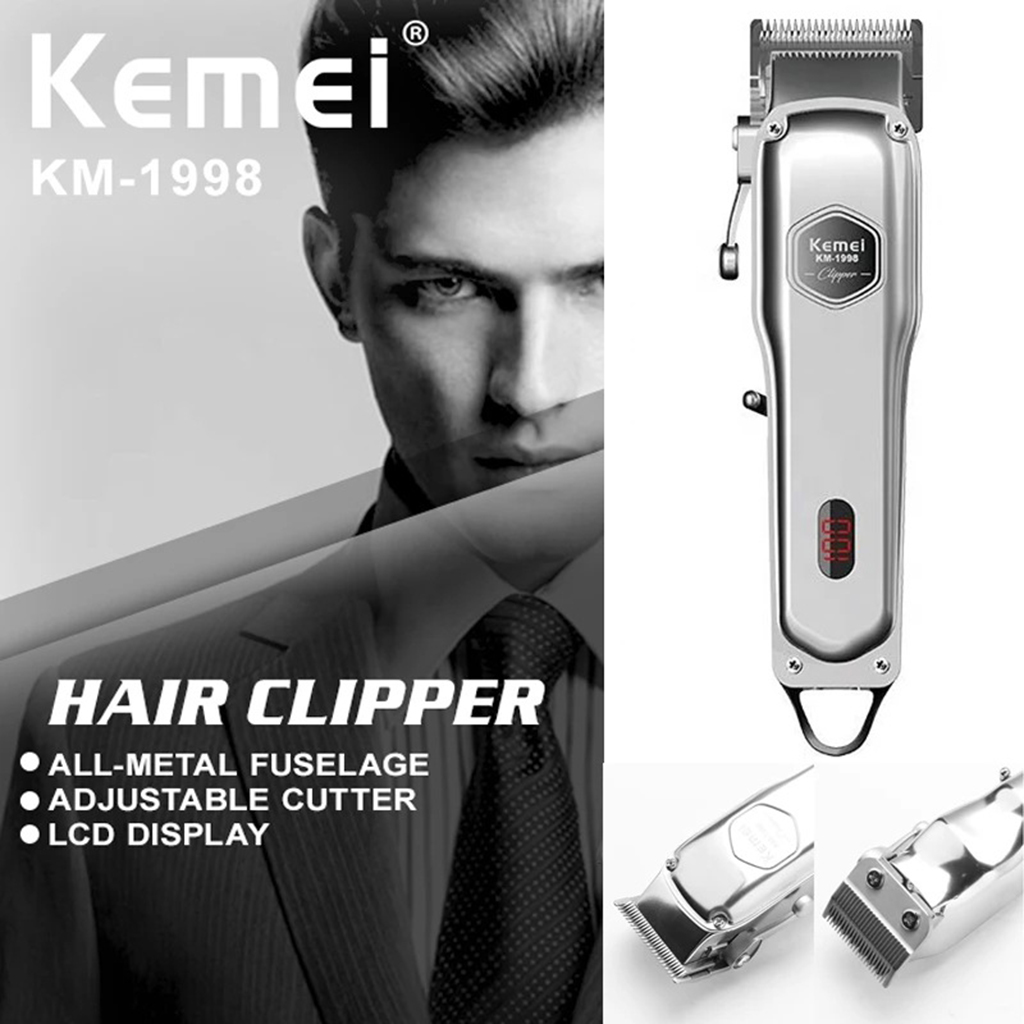 Tông đơ cắt tóc chuyên nghiệp thế hệ mẫu mã kiểu dáng mớiKemei KM1998