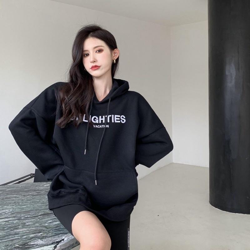 Áo khoác mỉ nam nữ,Áo sweater hoodie nam nữ from rộng unisex H5