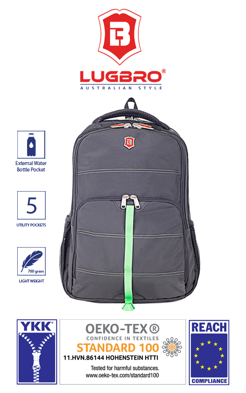 Balo laptop LUGBRO CITY WB LBV006BB