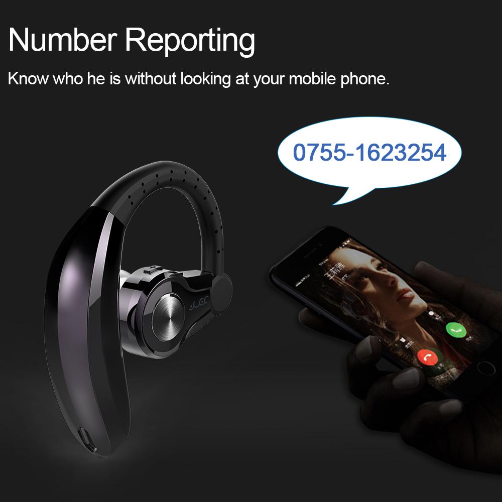 Tai nghe Bluetooth Yuer T9 không dây Bluetooth 4.1 nhét trong rảnh tay với Mic cho Lái xe