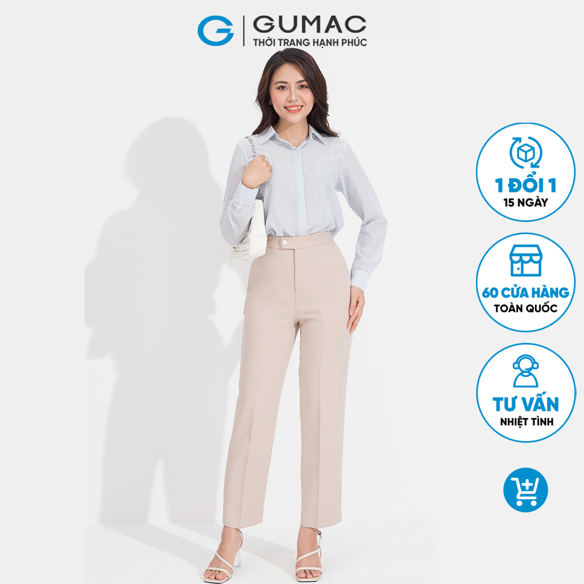 Quần tây cơ bản GUMAC QD05026