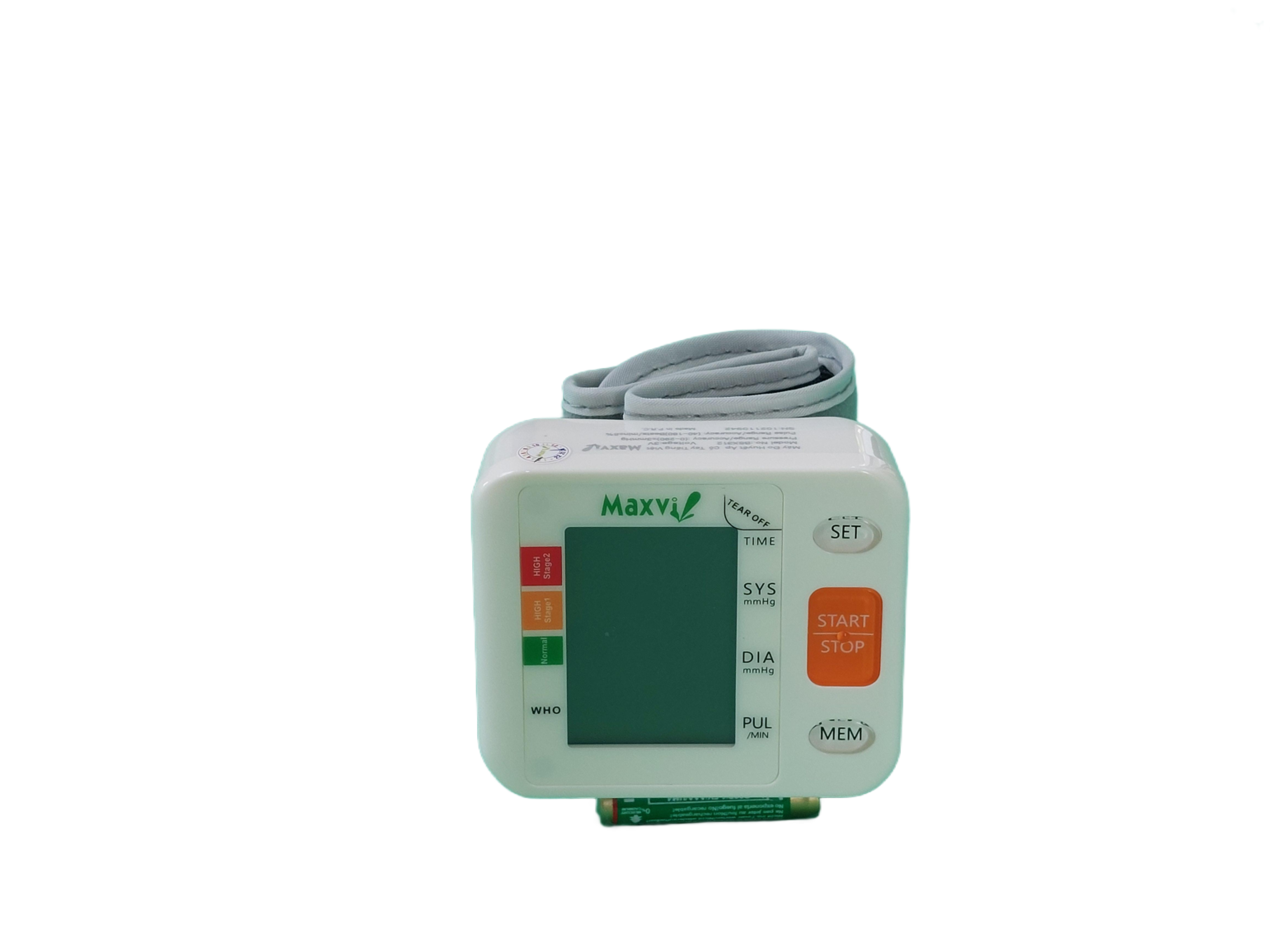 Máy đo huyết áp cổ tay kỹ thuật số Tiếng Việt - Maxvi BSX312 (X3)