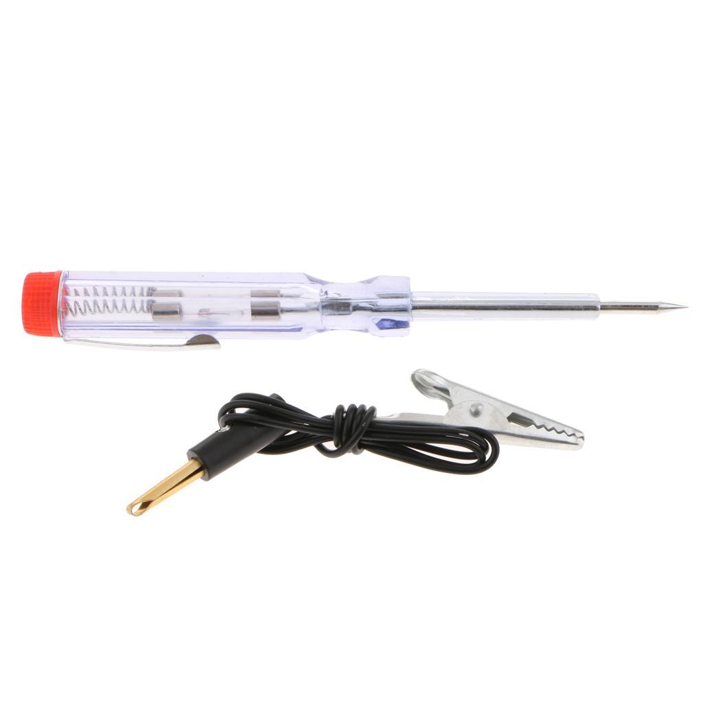 2X Car Voltage Circuit Tester Pen 6V 12V 24V Probe Test Auto Repair Tools