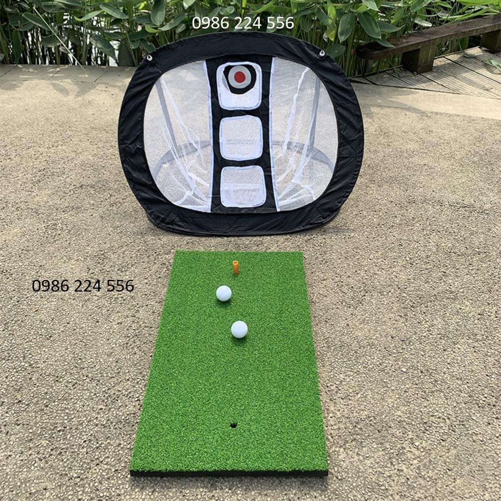 Lưới tập golf chip lưới tập Pitch và Lob di động 3 mục tiêu trong nhà ngoài trời LT009