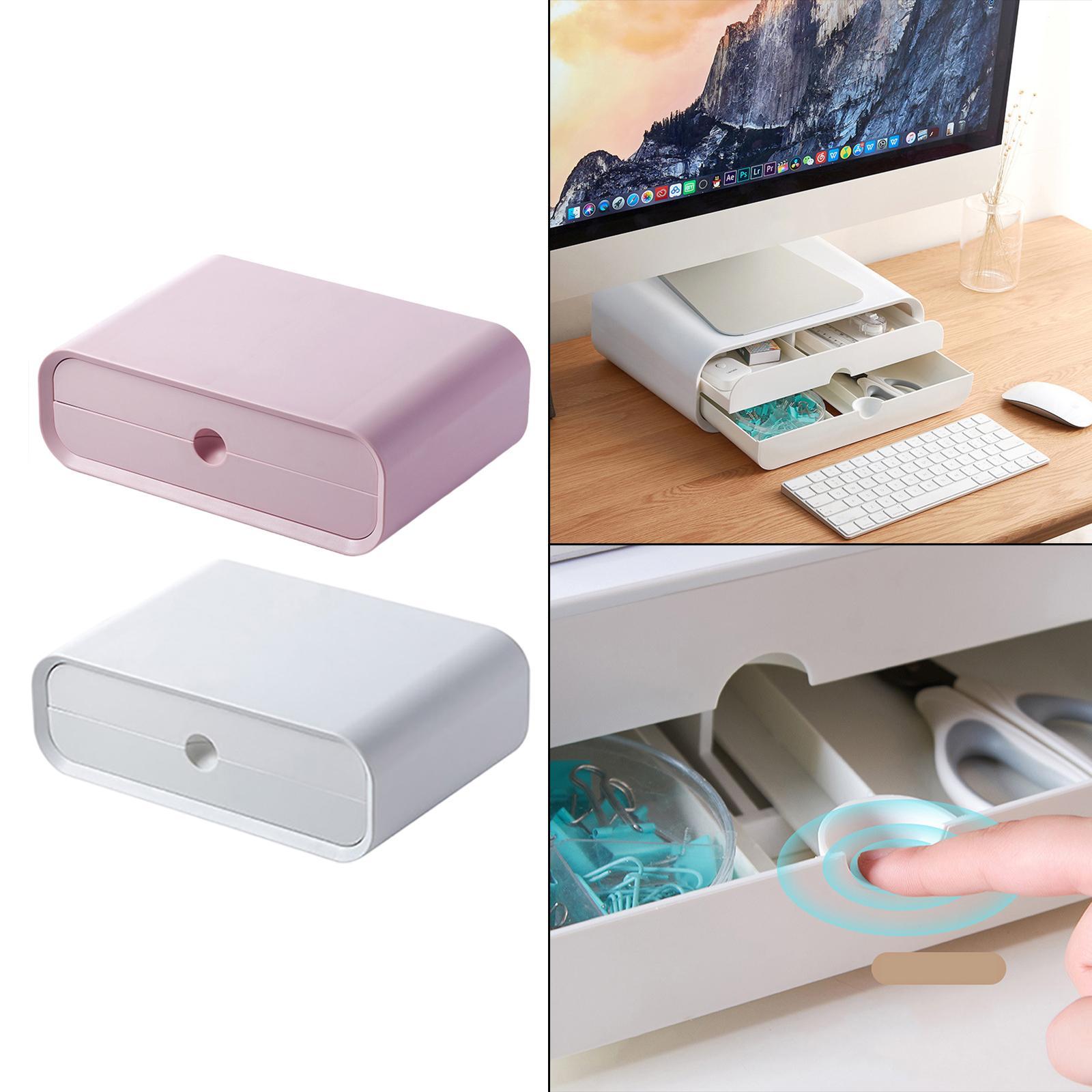 2Pcs Monitor Stand Riser Monitor Riser Monitor Laptop Stand Ergonomic Tidy