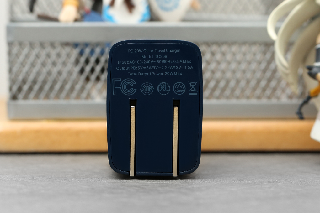 Adapter Sạc Type C PD 20W Xmobile TC20B Xanh Navy - Hàng Chính Hãng