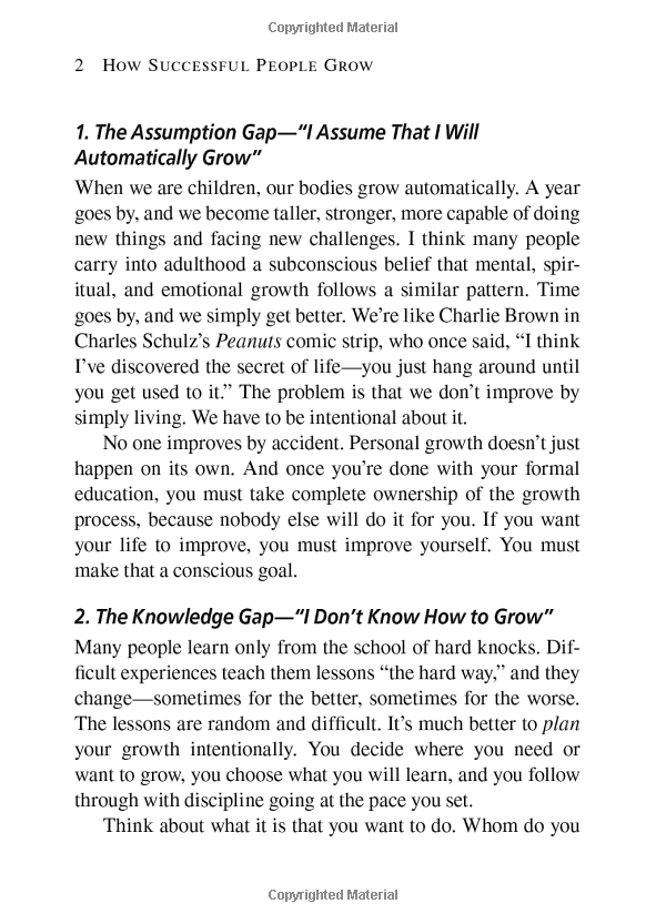 How Successful People Grow: 15 Ways To Get Ahead In Life (Hardcover)