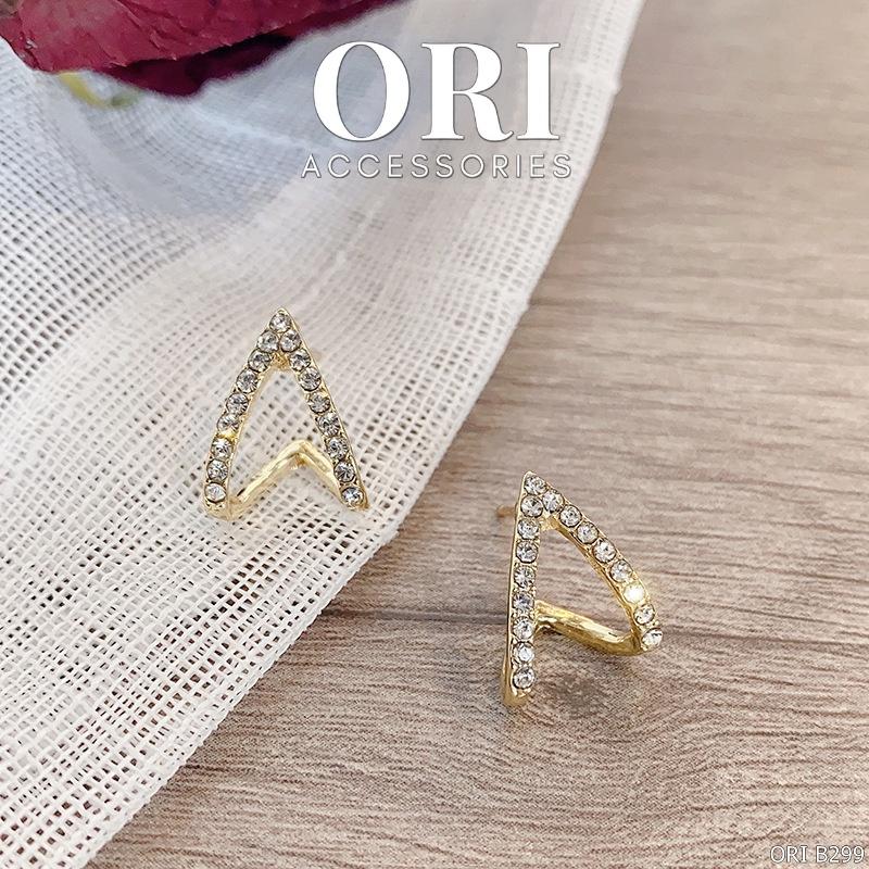 Bông tai nữ dáng nhỏ Basic Hoop thời trang xinh xắn ORI ACCESSORIES B299