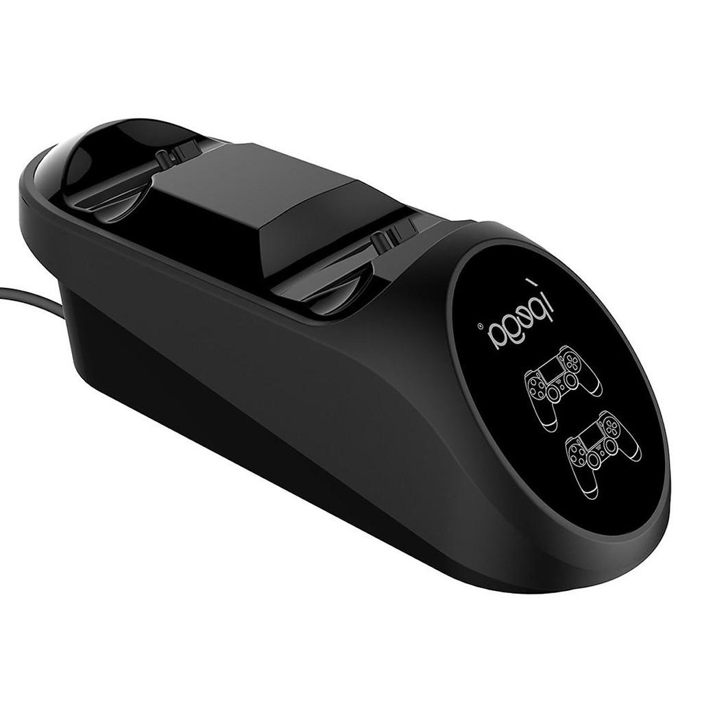 Đế sạc cho 2 tay cầm PS4 Slim/ Pro có led báo hiêu - iPega 9180 - Hồ Phạm