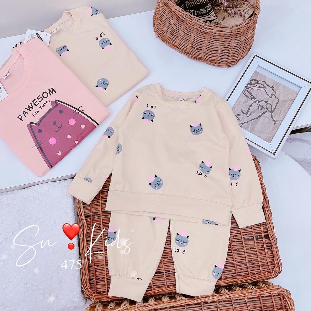 Bộ dài tay chất cotton cho bé