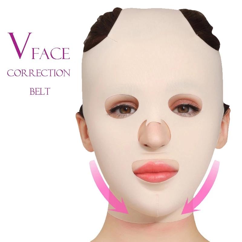 Đai Đeo Tạo Cằm Chữ V 3d Chống Nếp Nhăn Thoáng Khí Có Thể Tái Sử Dụng