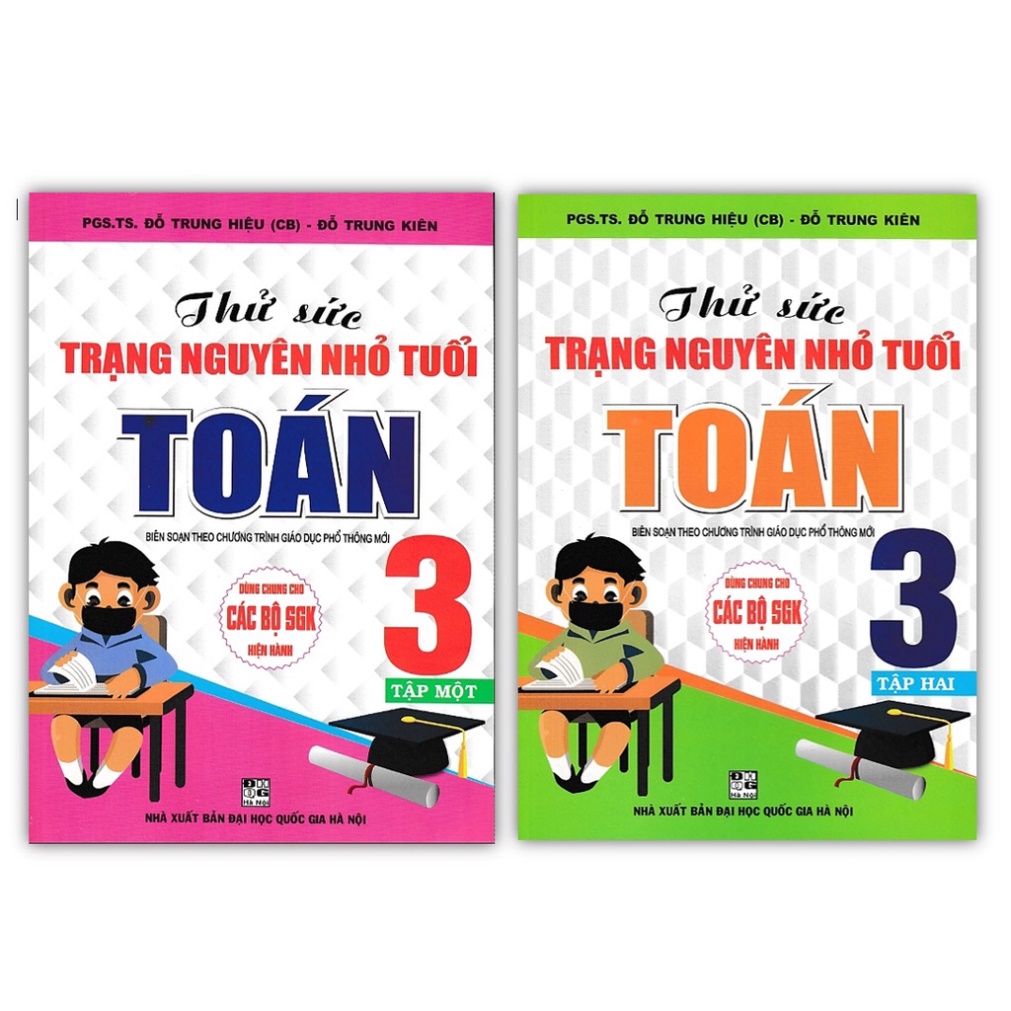 Sách - Combo Thử Sức Trạng Nguyên Nhỏ Tuổi Môn Toán Lớp 3 Tập 1 + Tập 2