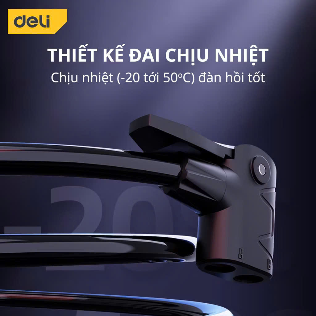 Bơm Xe Đạp Deli Đạp Chân, Tay Chính Hãng - Siêu Nhẹ, Dễ Dàng Di Chuyển - Áp Suất Cao - DL880002|4|5|6