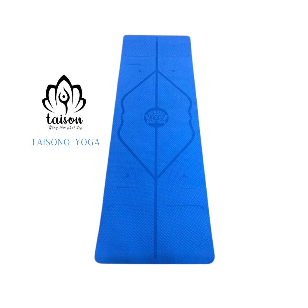 Thảm Tập Yoga Chống Trượt 1 Lớp Dày 8mm Chất Liệu Cao Su Non TPE Cao Cấp YOGA CAT