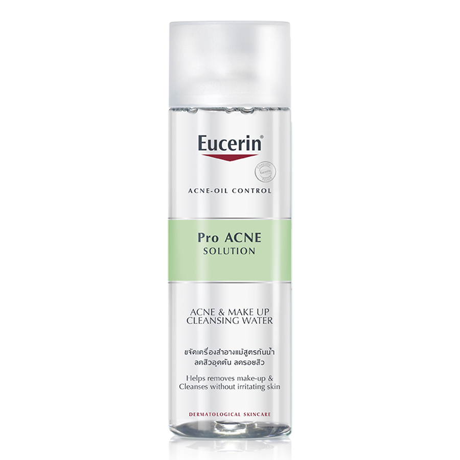 Bộ Serum Hỗ Trợ Trị Mụn Eucerin ProAcne Solution Super Serum (30ml) Và Nước Tẩy Trang Da Mụn Eucerin Pro ACNE Solution Acne &amp; Make-up Cleansing Water (200ml)