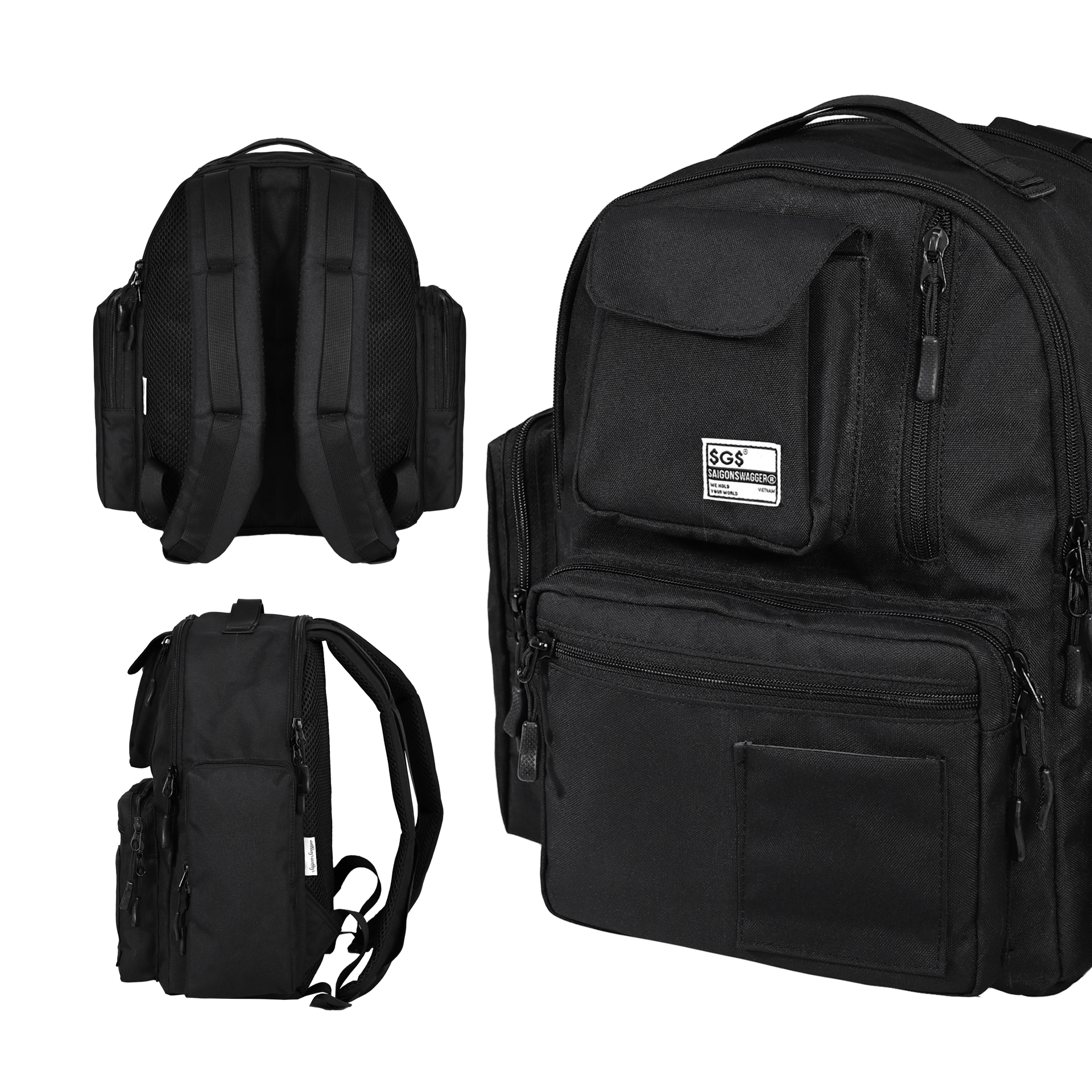 Balo Đi Học Thời Trang SAIGONSWAGGER Nhiều Ngăn Chống Nước SGS DOMED BACKPACK