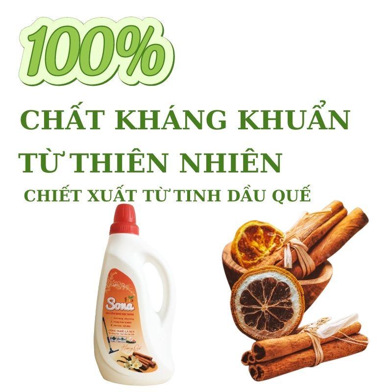 Nước Lau sàn sinh học SONA 1.25L