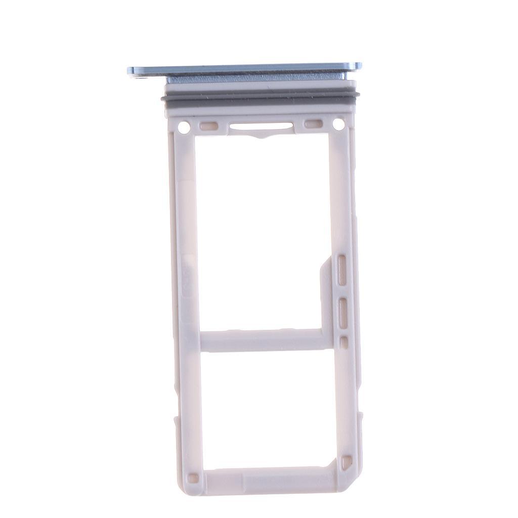 2PCS SIM Card+ Card Slot Tray for Samsung Galaxy S8 S8P Black+Blue
