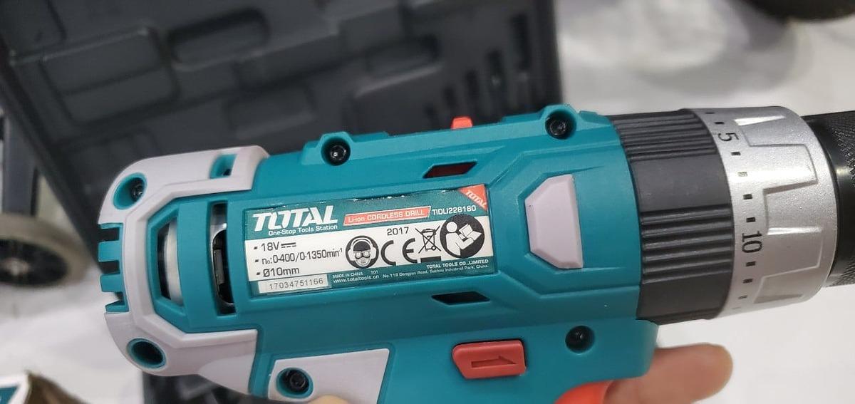 MÁY KHOAN BÚA DÙNG PIN 18V TOTAL TIDLI228180 - HÀNG CHÍNH HÃNG