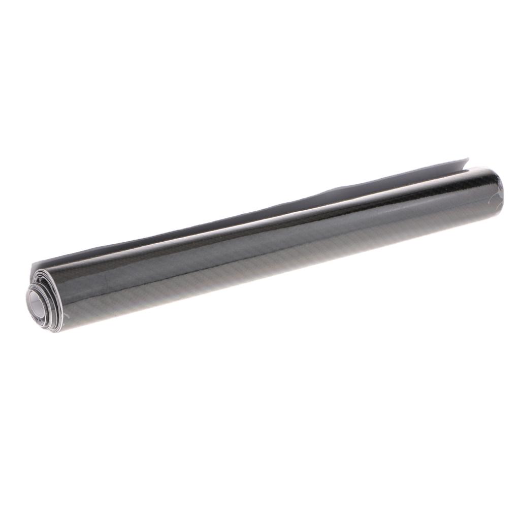 Shiny Gloss 6D Carbon Fiber Film Wrap Decal Car Auto Sticker Sheet