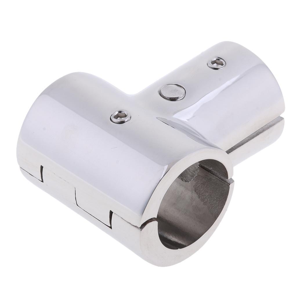 2Pcs 25mm  Handrail Fitting 316 Stainless Steel Hardware