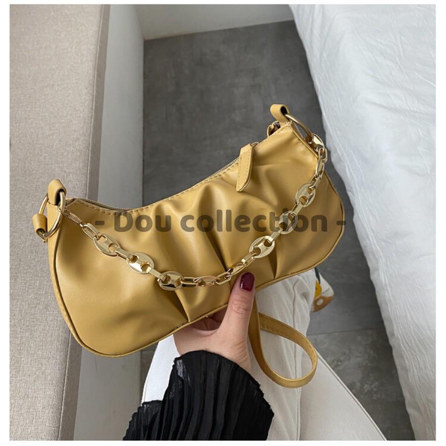 Túi Xách Niche Rento  Mini Da Mềm Xếp Li Đeo Vai Hot Trend Phong Cách Châu Âu - Mã XT036