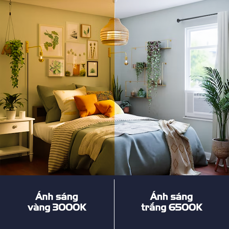 Bóng đèn PHILIPS LED BULB đôi A60 - Công suất