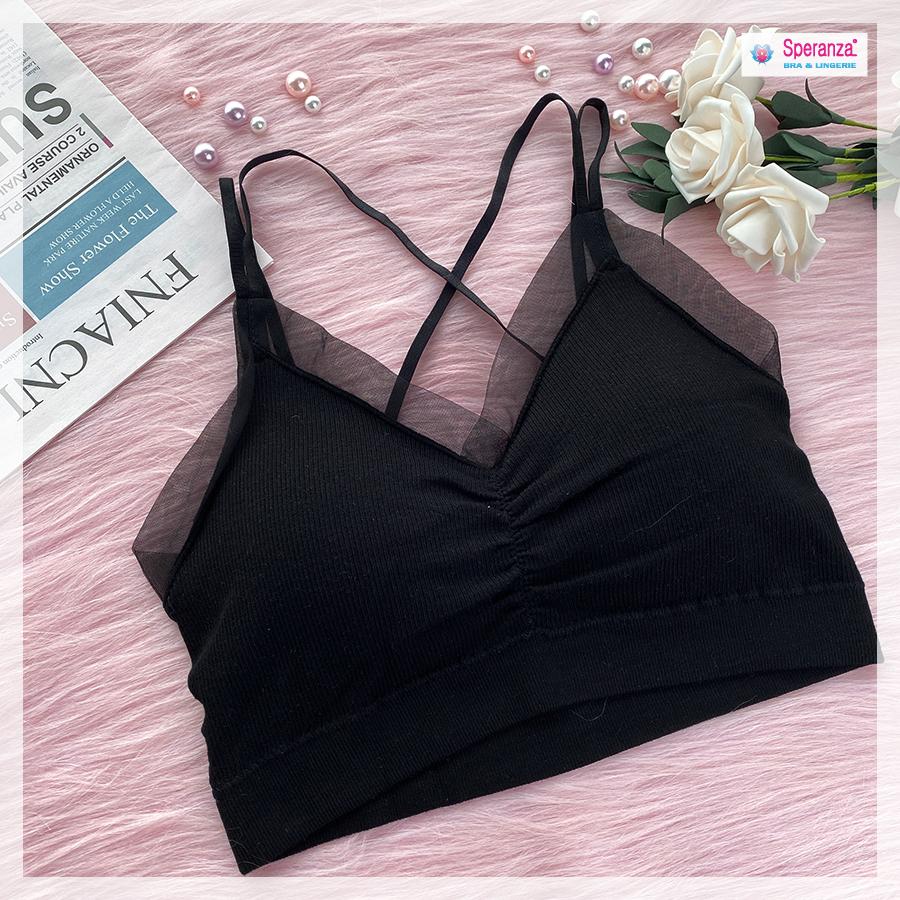 Áo Bra Nữ Speranza 4 Dây - Áo Ngực Nữ Cổ Chữ V Hở Lưng Không Gọng, Mút Rất Mỏng - SPAL2505