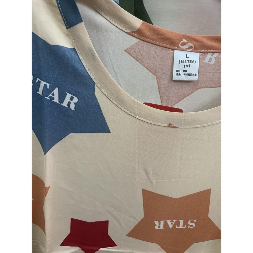 Pijama- Bộ Ngủ Nữ Đồ Bộ Mặc Nhà Cộc Lửng Dài Siêu Mát, Mềm Mại CLVT01