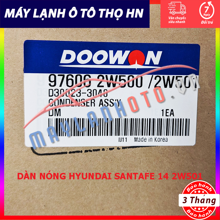 Dàn nóng Hyundai Santafe 2014 Hàng xịn Hàn Quốc