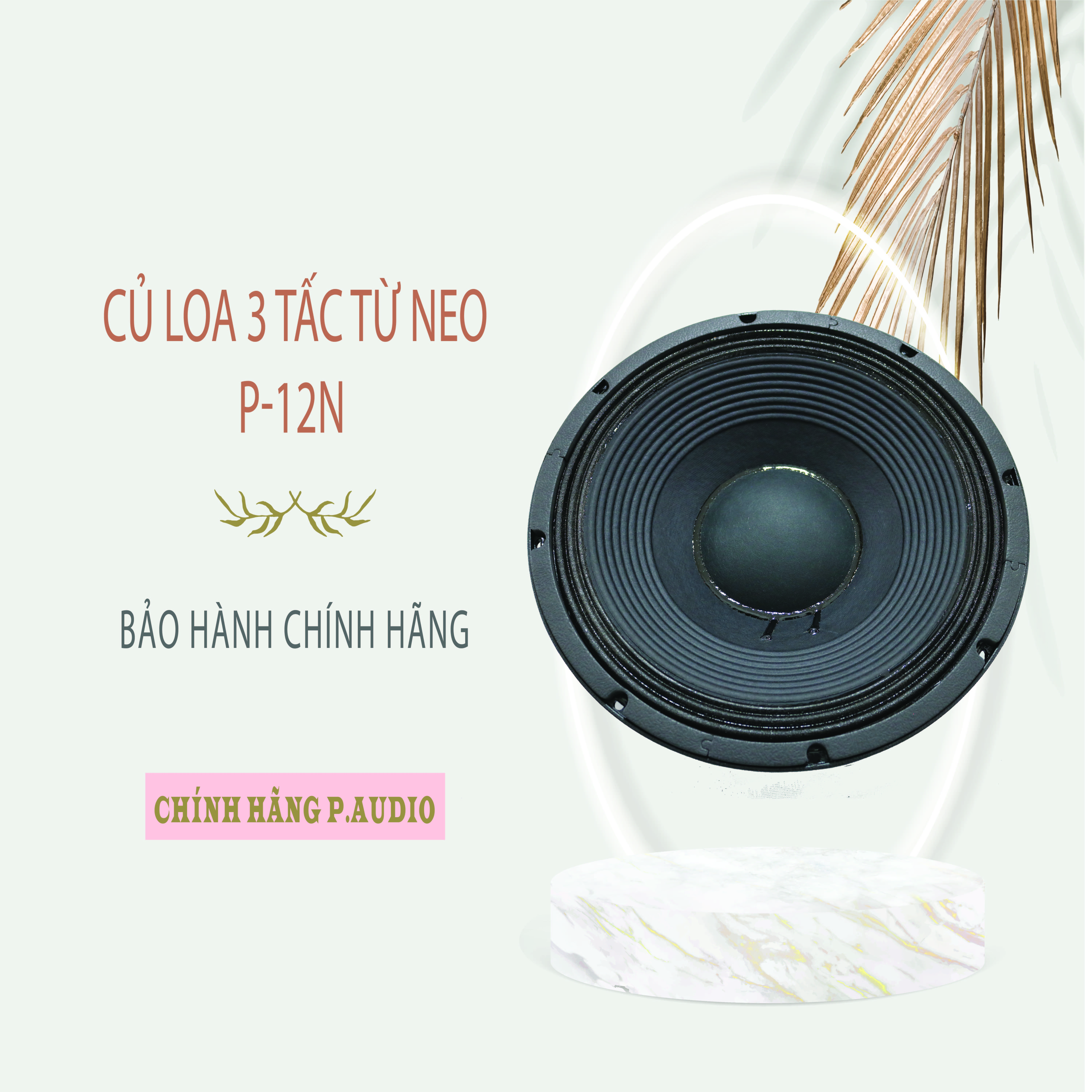 Củ Loa Từ Neo P.Audio 3 Tấc P-12N ( 1 cặp ) Hàng Chính Hãng - Chỉ Giao HCM