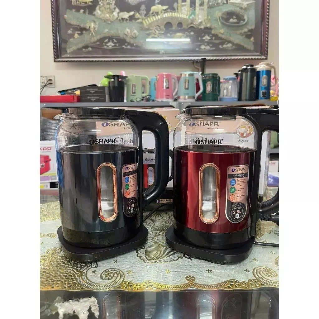 Ấm Đun Nước Siêu Tốc, Bình Nước Siêu Tốc Giữ Nhiệt SFIAPRT ST130 Thủy Tinh Dung Tích 2.8 lít - HÀNG CHÍNH HÃNG MINIIN