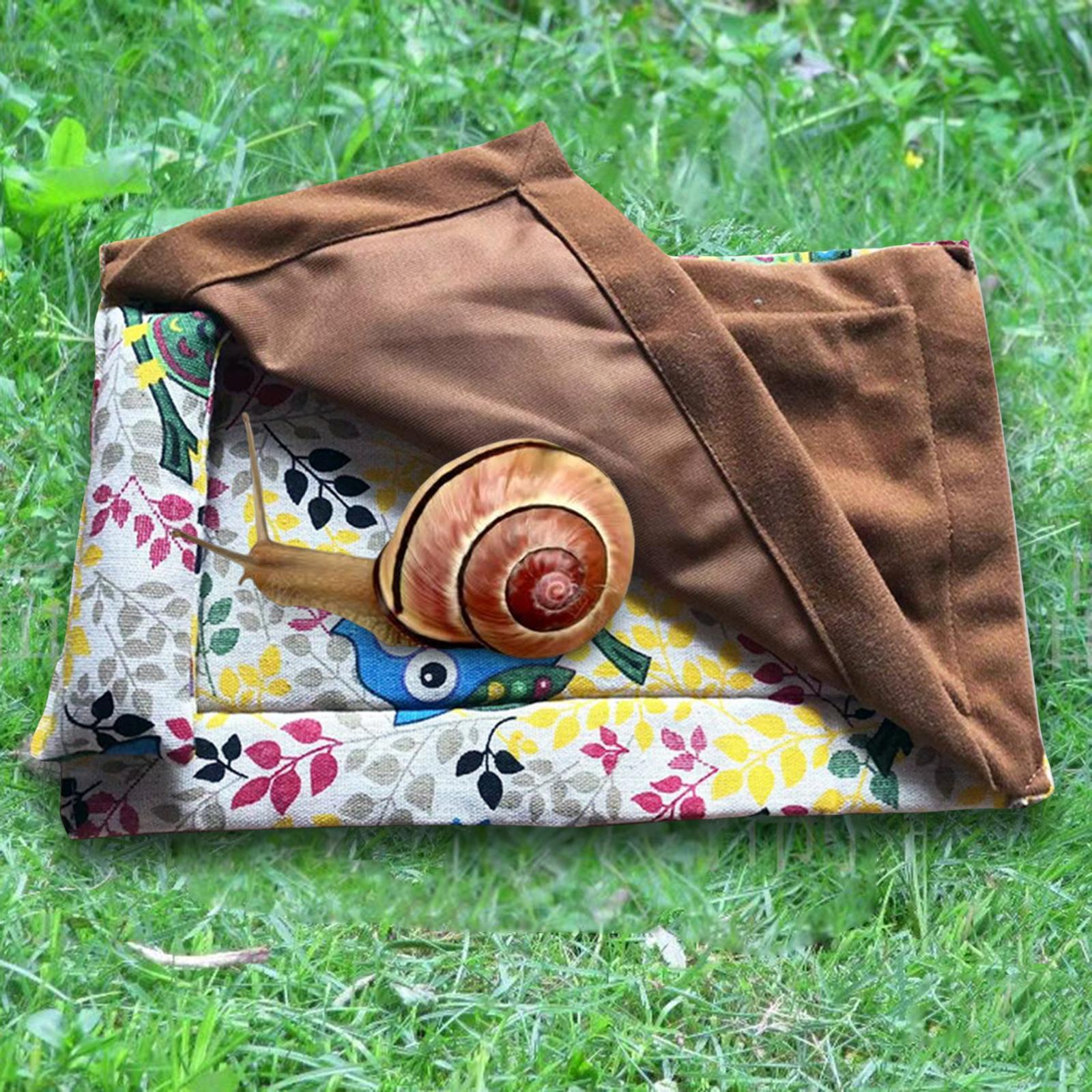 Reptile Sleeping Bag with Pillow Blanket Reptile Habitat Accessories