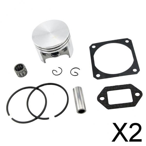 2x52mm Piston with  Pin Bearing Seal for STIHL 038 MS380 380 AV