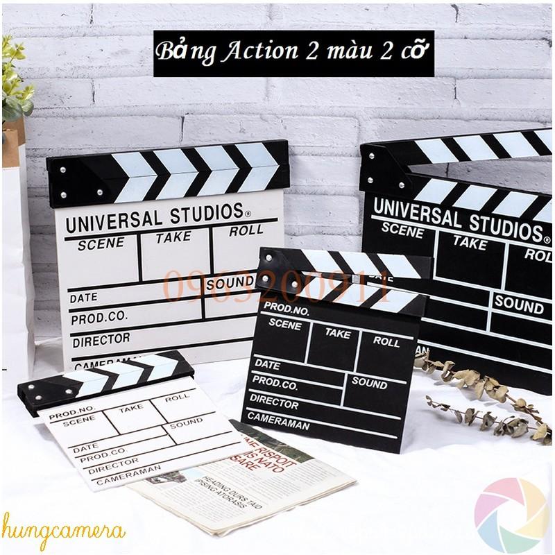 Bảng action quay phim clapper board - phụ kiện chụp hình, quay video Studio