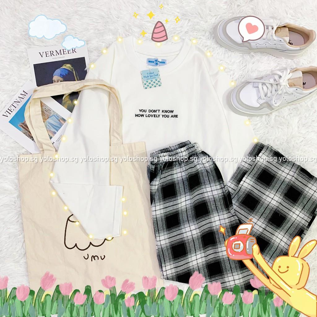 Áo Thun Tay Dài THÊU Unisex Form Rộng YOU DON'T KNOW