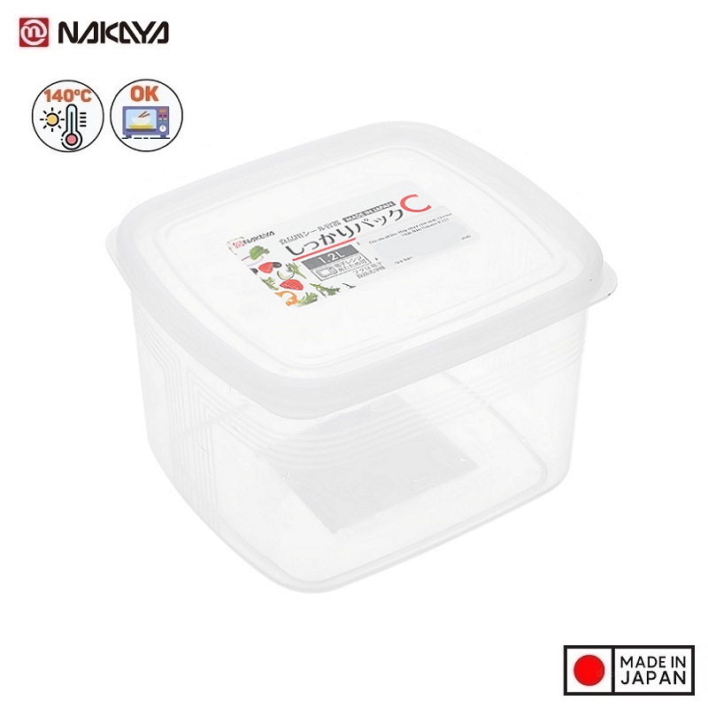 Hộp nhựa đựng thực phẩm Nakaya 1.2L