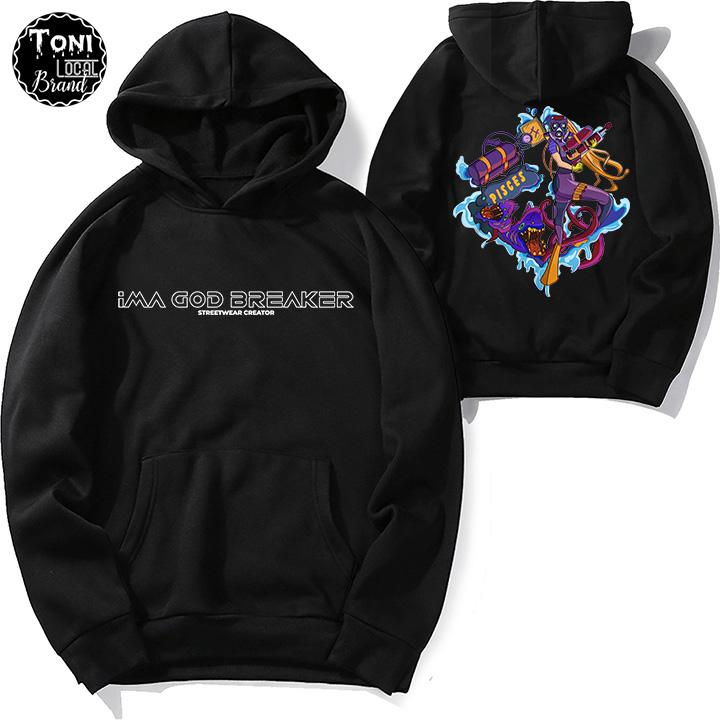 Áo Hoodie Local Brand Unisex SONG NGƯ Nỉ Bông Form Rộng Full Box