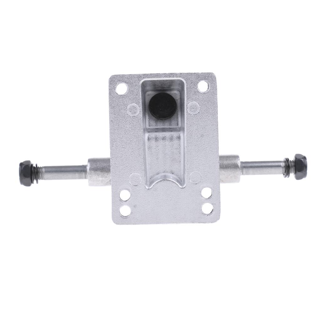 2xAluminum Alloy 3.25"/83mm Skateboard Truck Longboard Truck Outdoors Silver
