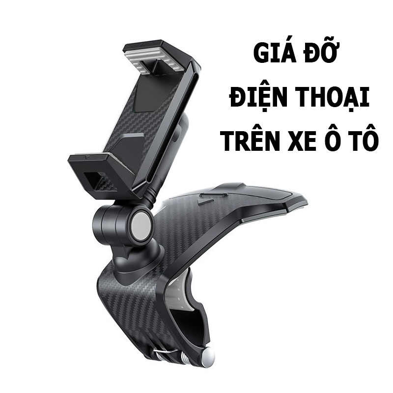 Giá đỡ, Kẹp Điện Thoại Gắn Trên Bảng Taplo Xe Ô Tô; Tích Hợp Bảng Số Liên Lạc Khẩn Cấp - Hàng Nhập Khẩu