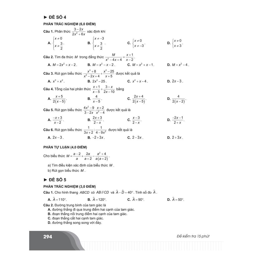 Sách - Bí quyết chinh phục điểm cao Toán 8 Tập 1 - NXB Đại học Quốc gia Hà Nội