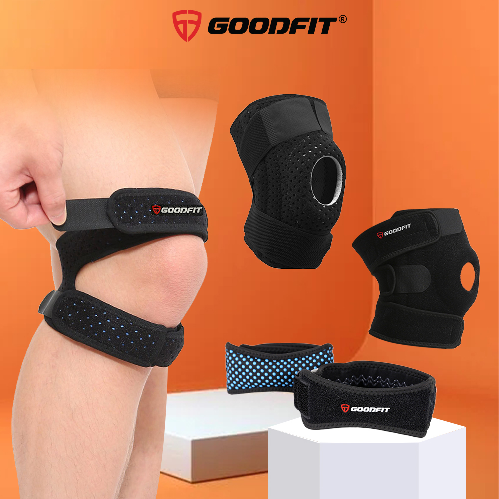 Bó gối thể thao, bảo vệ bó gối tập gym, chơi thể thao chính hãng Goodfit GF51XK