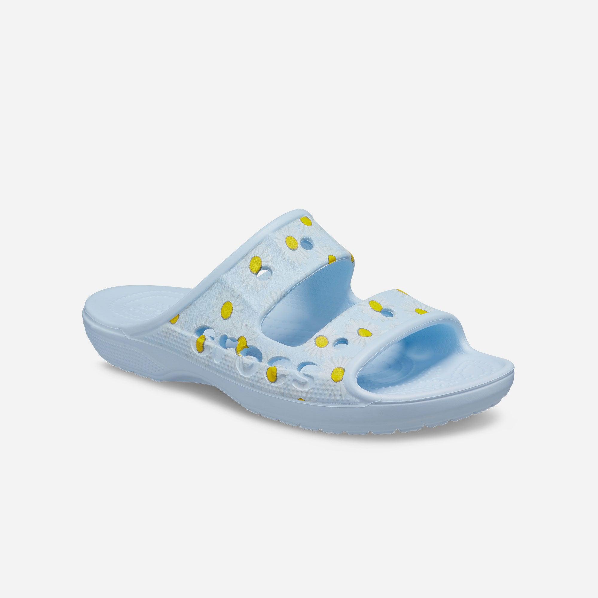 Dép nhựa unisex Crocs Baya Graphic Mineral Blue - 207994-4JQ