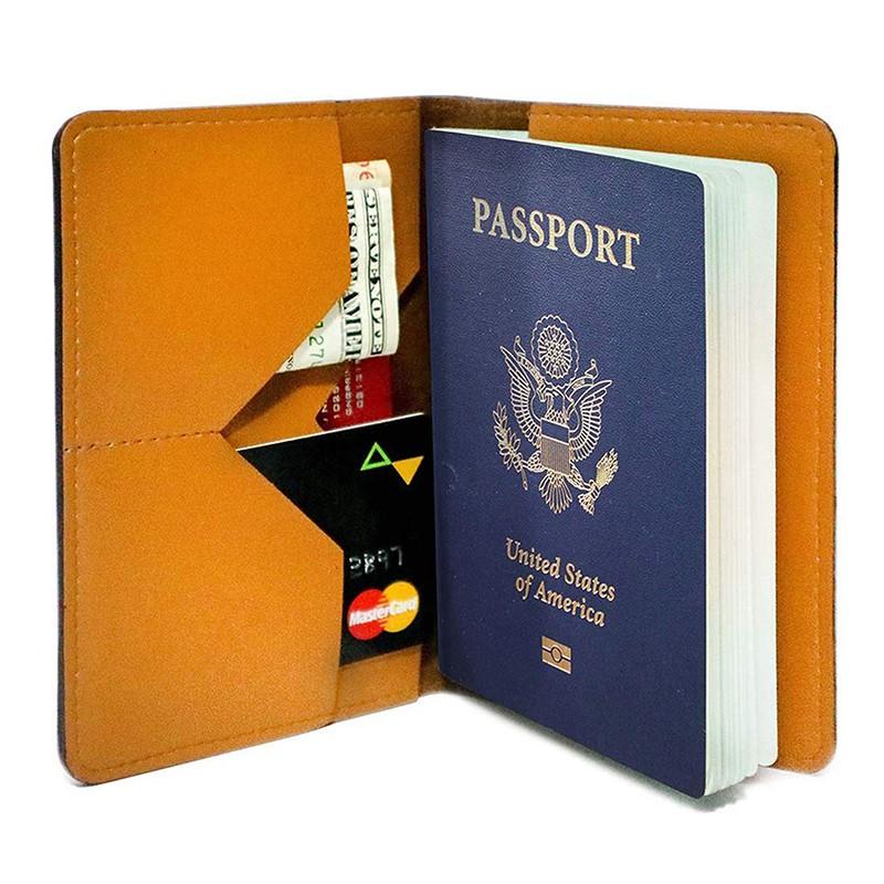 Ví Đựng Passport Du Lịch WONDER WORLD - Bao Da Hộ Chiếu Thiết Kế Độc Đáo - Bền Đẹp - Passport Cover Holder - LT072