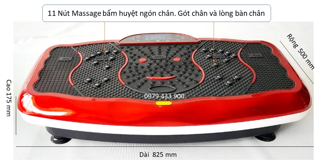 Máy Rung Toàn Thân FitNess. Tốc độ 120 Công suất 350W - Có Nghe Nhạc Kết nối Bluetooth. Và USB  Có điều khiển từ xa.