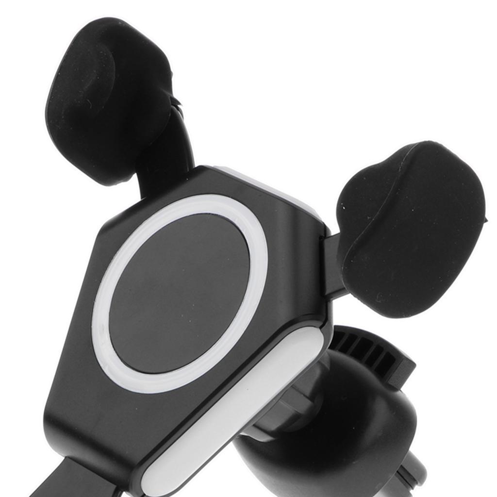 Car Mount Fast Wireless Charging Stand Charger for Qi Compatible Phone