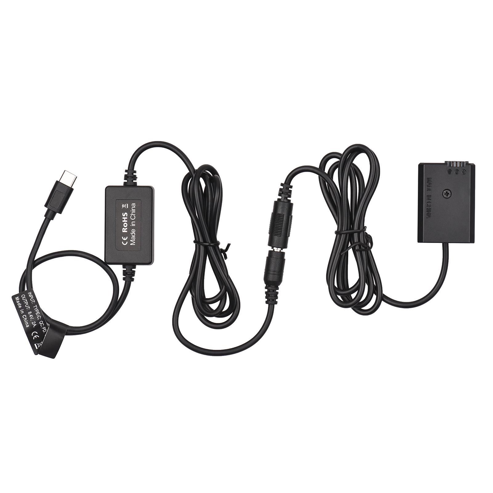 PD USB Type-C Cable to NP-FW50 Dummy Battery DC Coupler for Sony A7S2 A7S A7 II R RII A7M2 A6000 A6300 A6500 A7000
